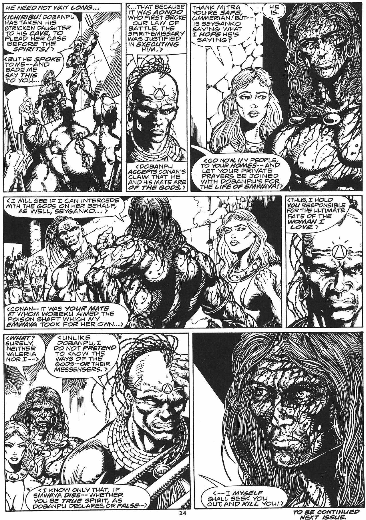 Read online The Savage Sword Of Conan comic -  Issue #213 - 25