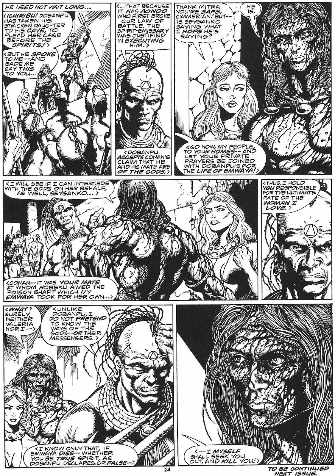 The Savage Sword Of Conan issue 213 - Page 25