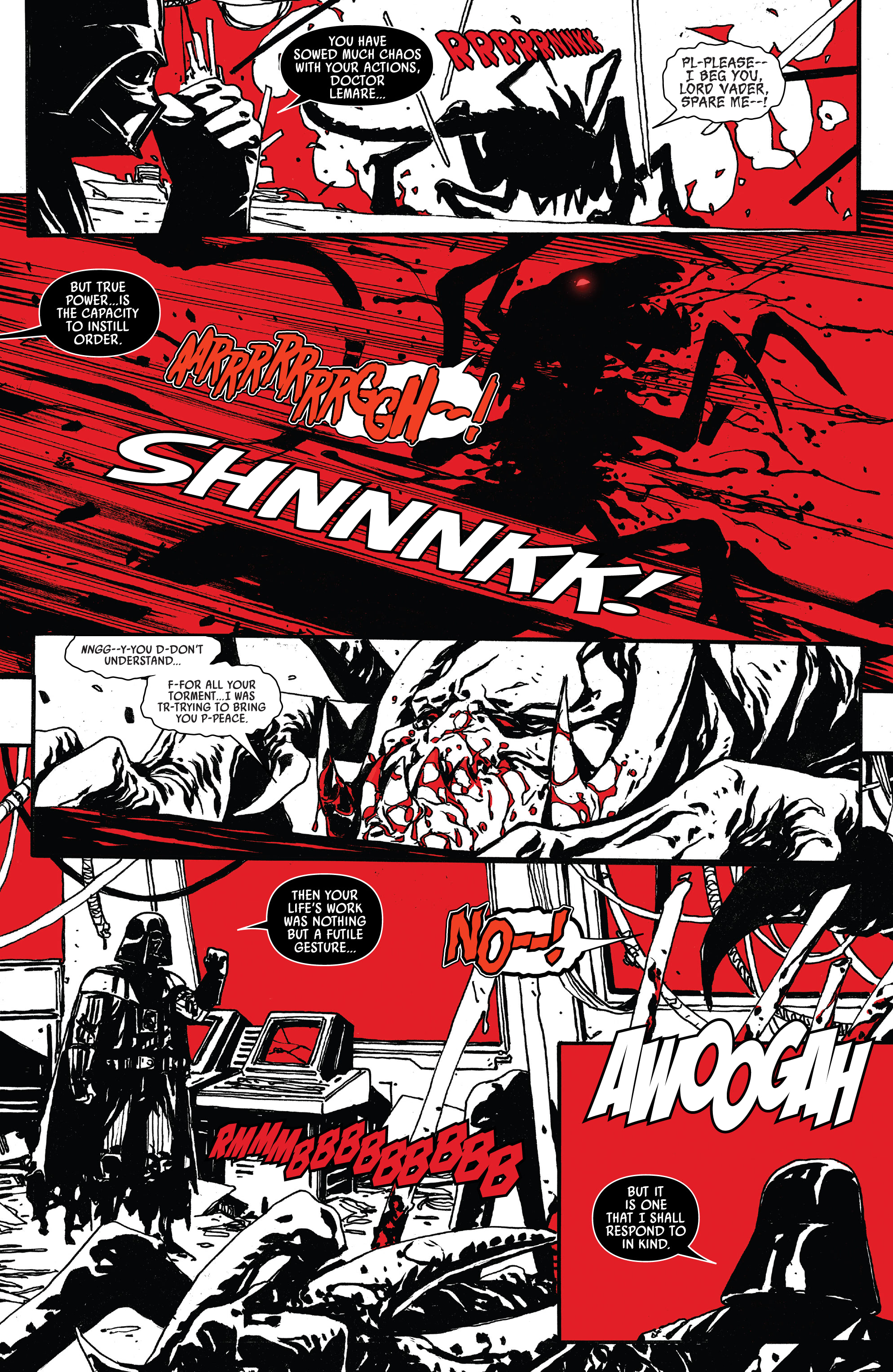 Read online Star Wars: Darth Vader - Black, White & Red comic -  Issue #2 - 19