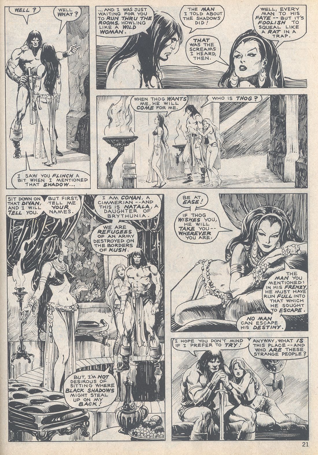 Read online The Savage Sword Of Conan comic -  Issue #20 - 21