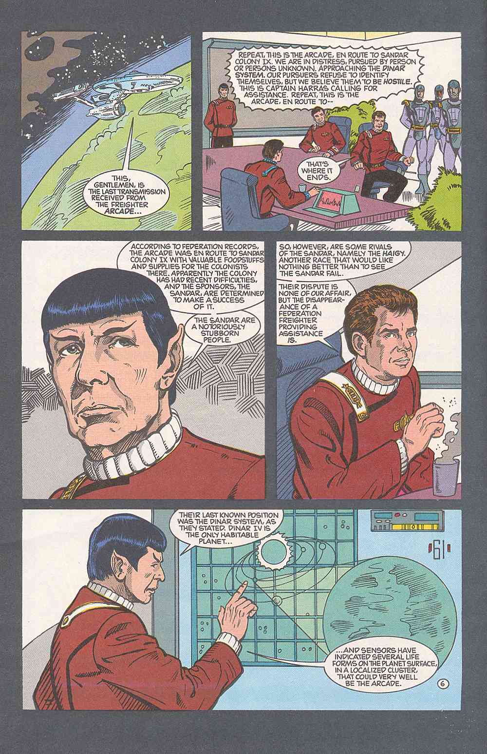 Read online Star Trek (1989) comic -  Issue #19 - 7