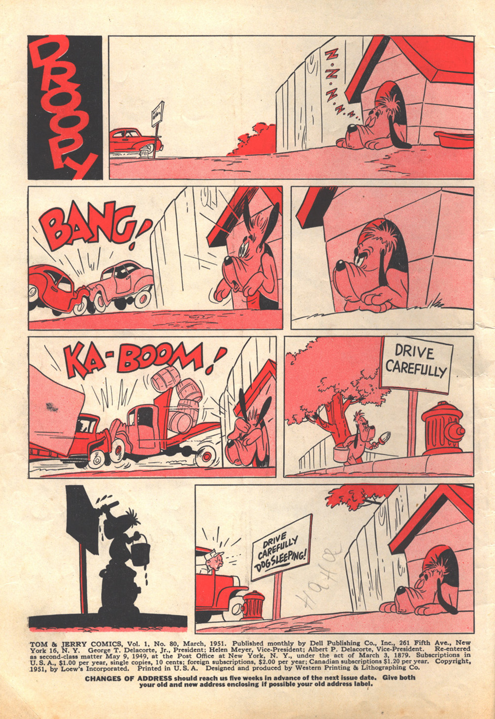 Read online Tom & Jerry Comics comic -  Issue #80 - 2