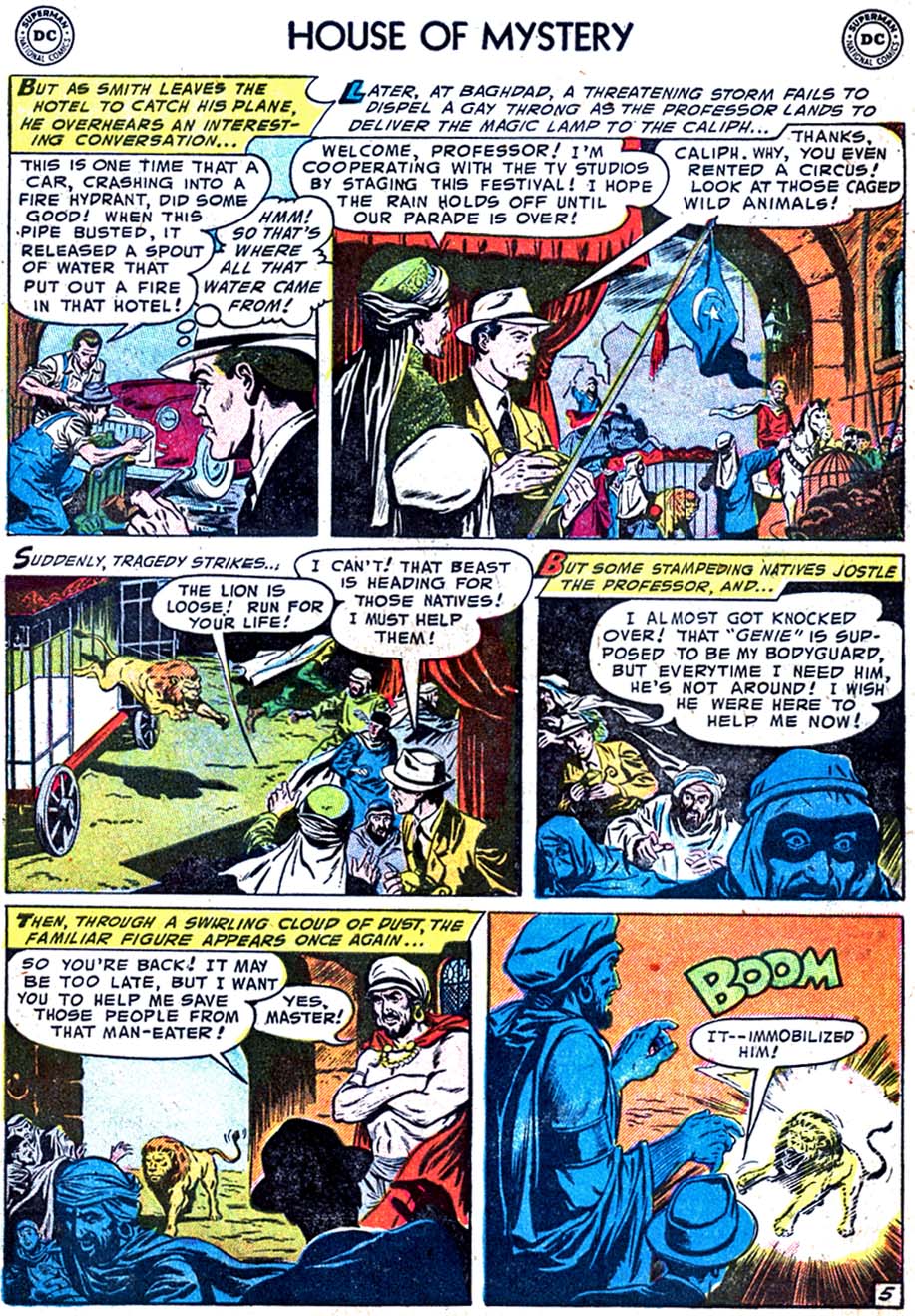 Read online House of Mystery (1951) comic -  Issue #39 - 7