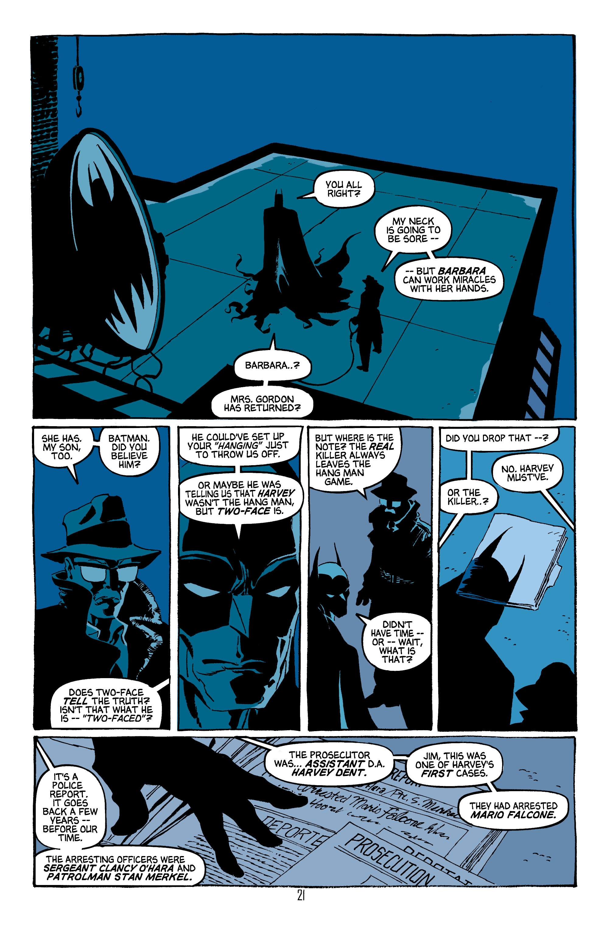 Read online Batman: Dark Victory (1999) comic -  Issue #7 - 21