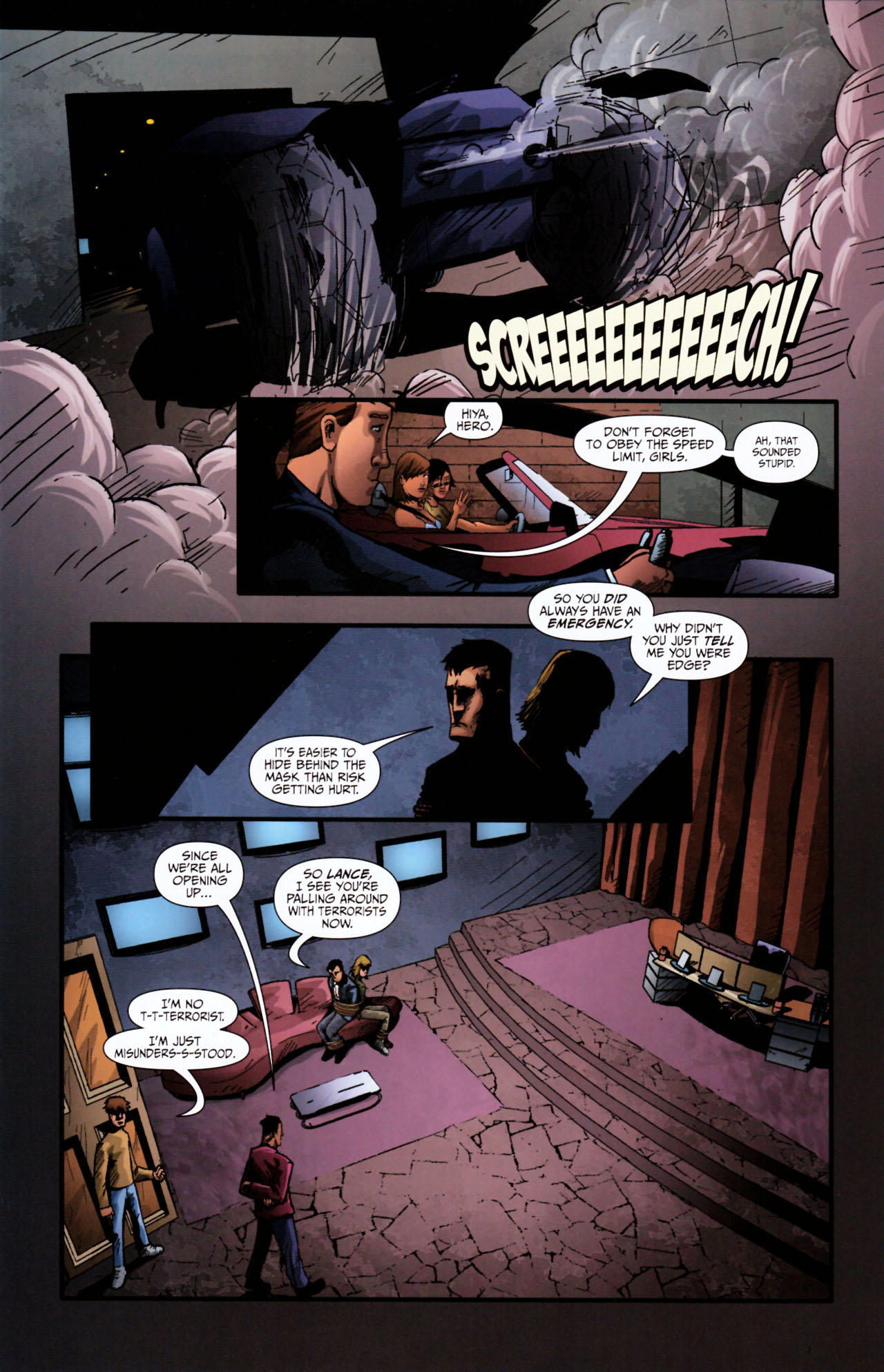 Read online Caped comic -  Issue #4 - 9