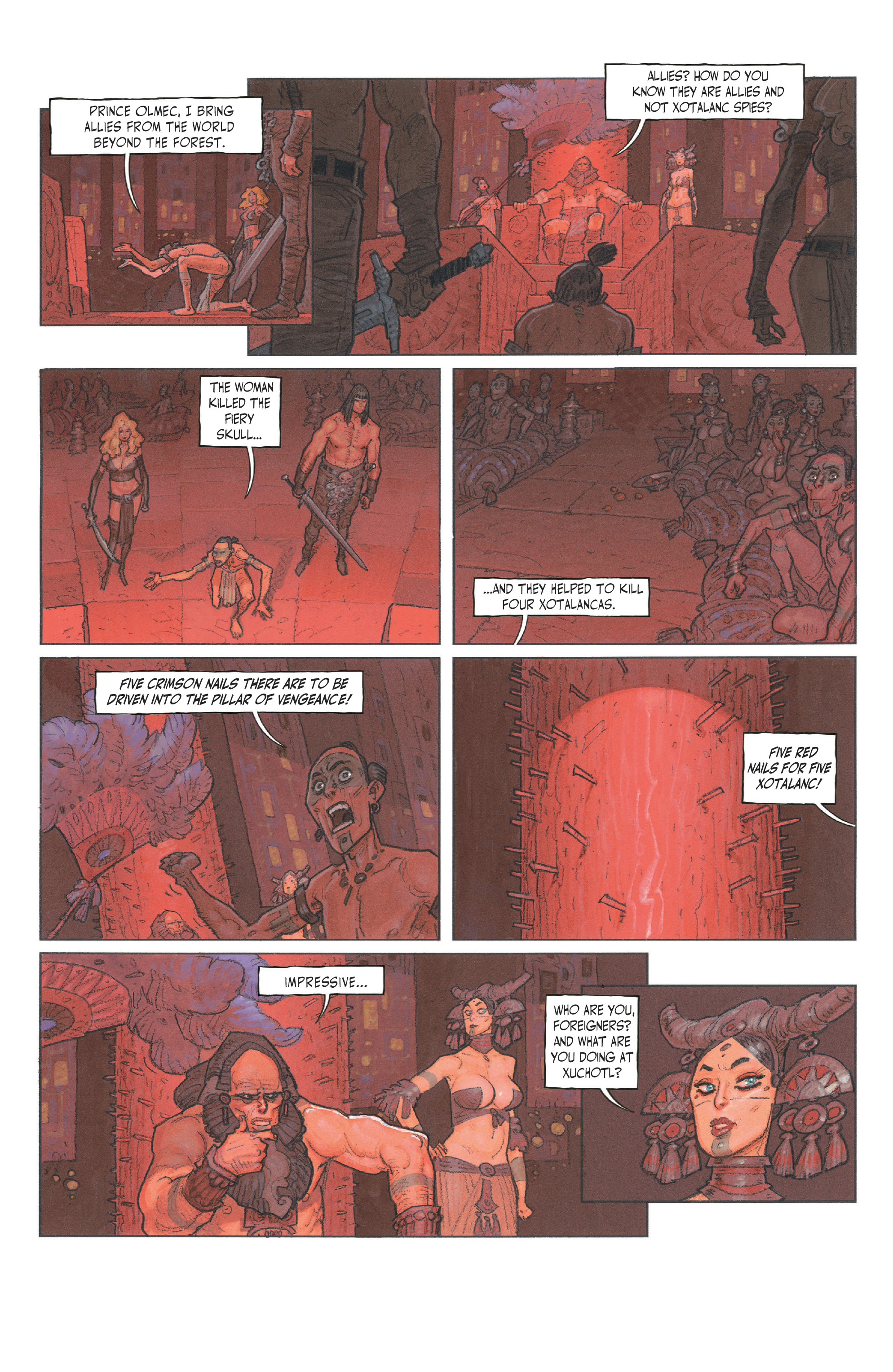 Read online The Cimmerian: Red Nails comic -  Issue #2 - 4