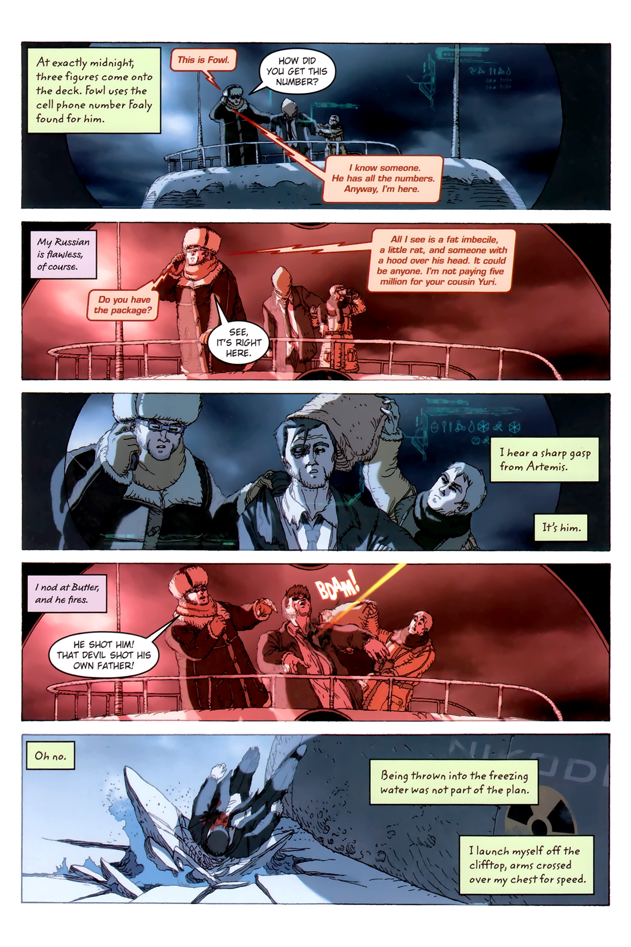 Read online Artemis Fowl: The Arctic Incident comic -  Issue # TPB - 121