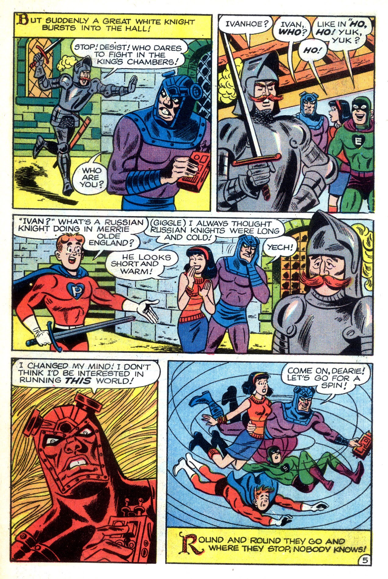 Read online Archie as Captain Pureheart comic -  Issue #4 - 7