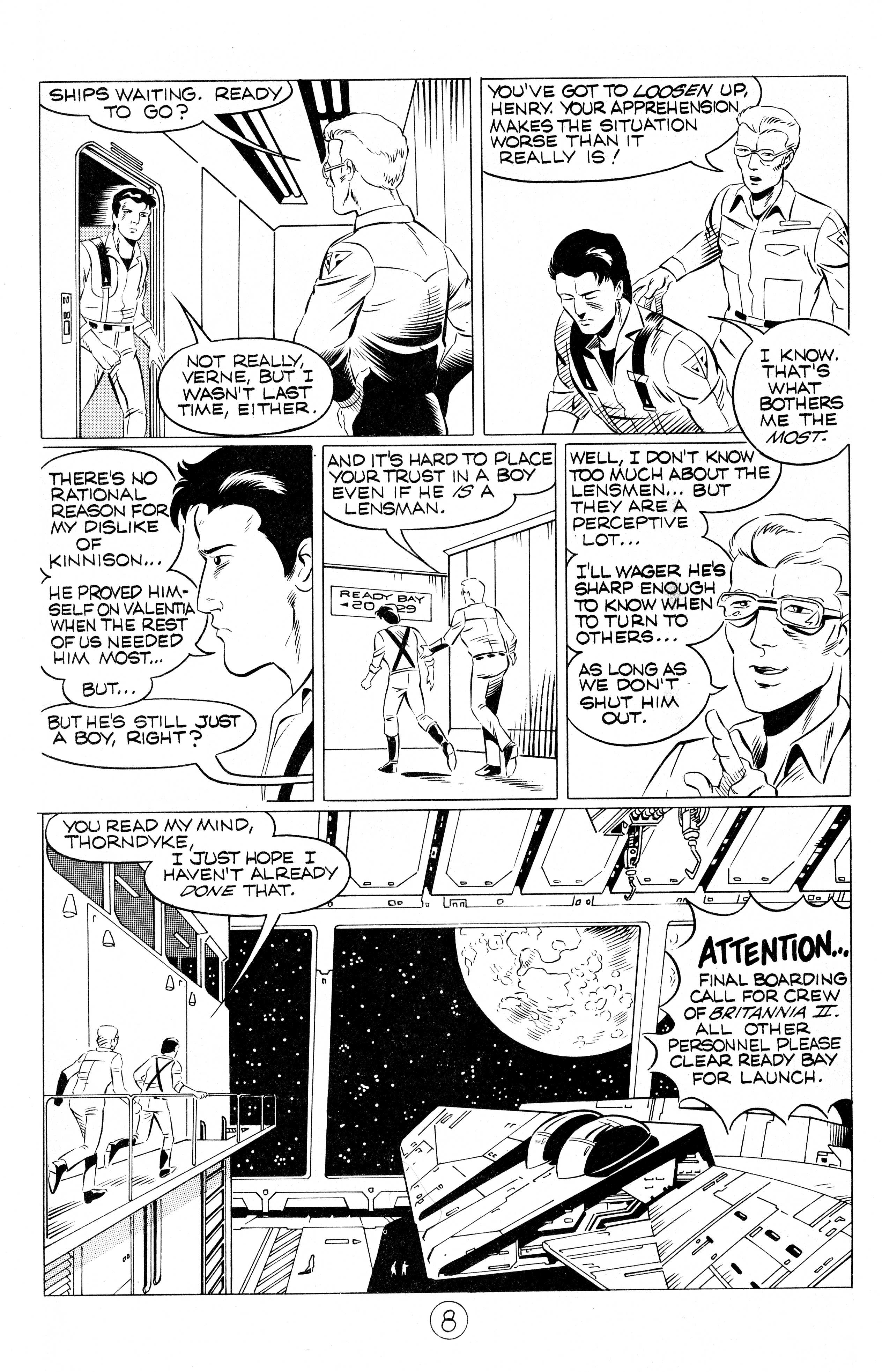Read online Lensman: War of the Galaxies comic -  Issue #6 - 10