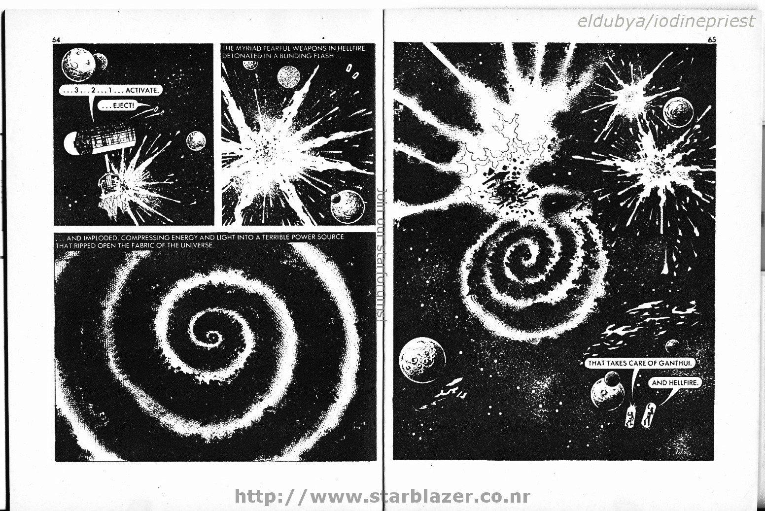 Read online Starblazer comic -  Issue #83 - 34