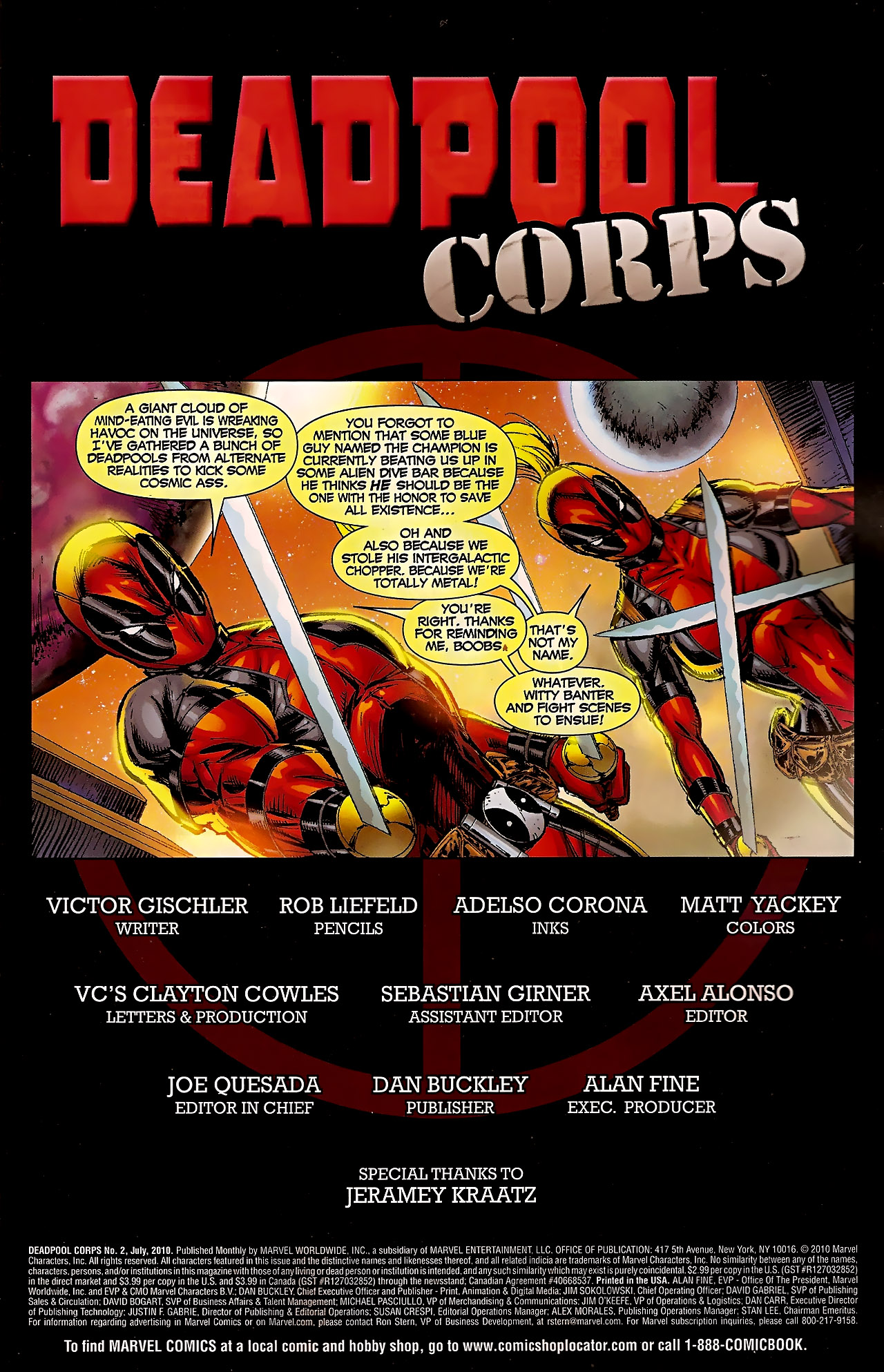 Read online Deadpool Corps (2010) comic -  Issue #2 - 2