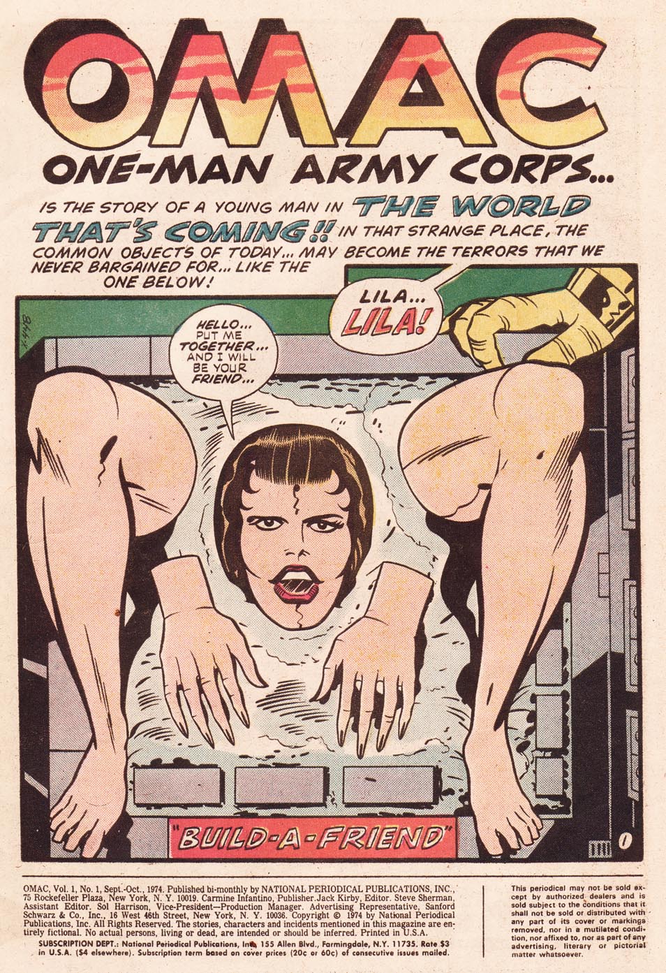Read online OMAC (1974) comic -  Issue #1 - 3