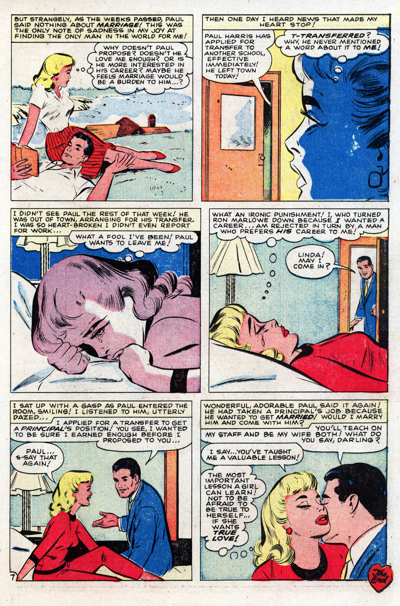 Read online Love Romances comic -  Issue #94 - 11