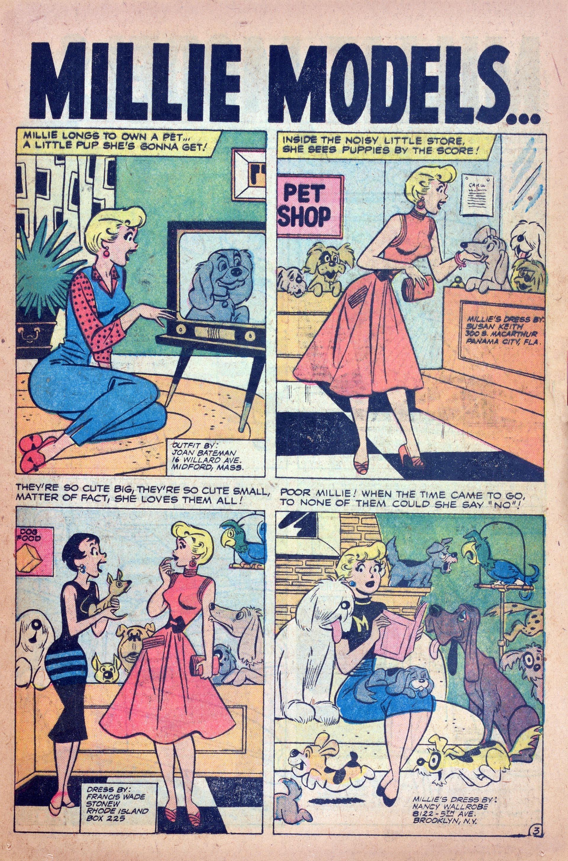 Read online Millie the Model comic -  Issue #77 - 13