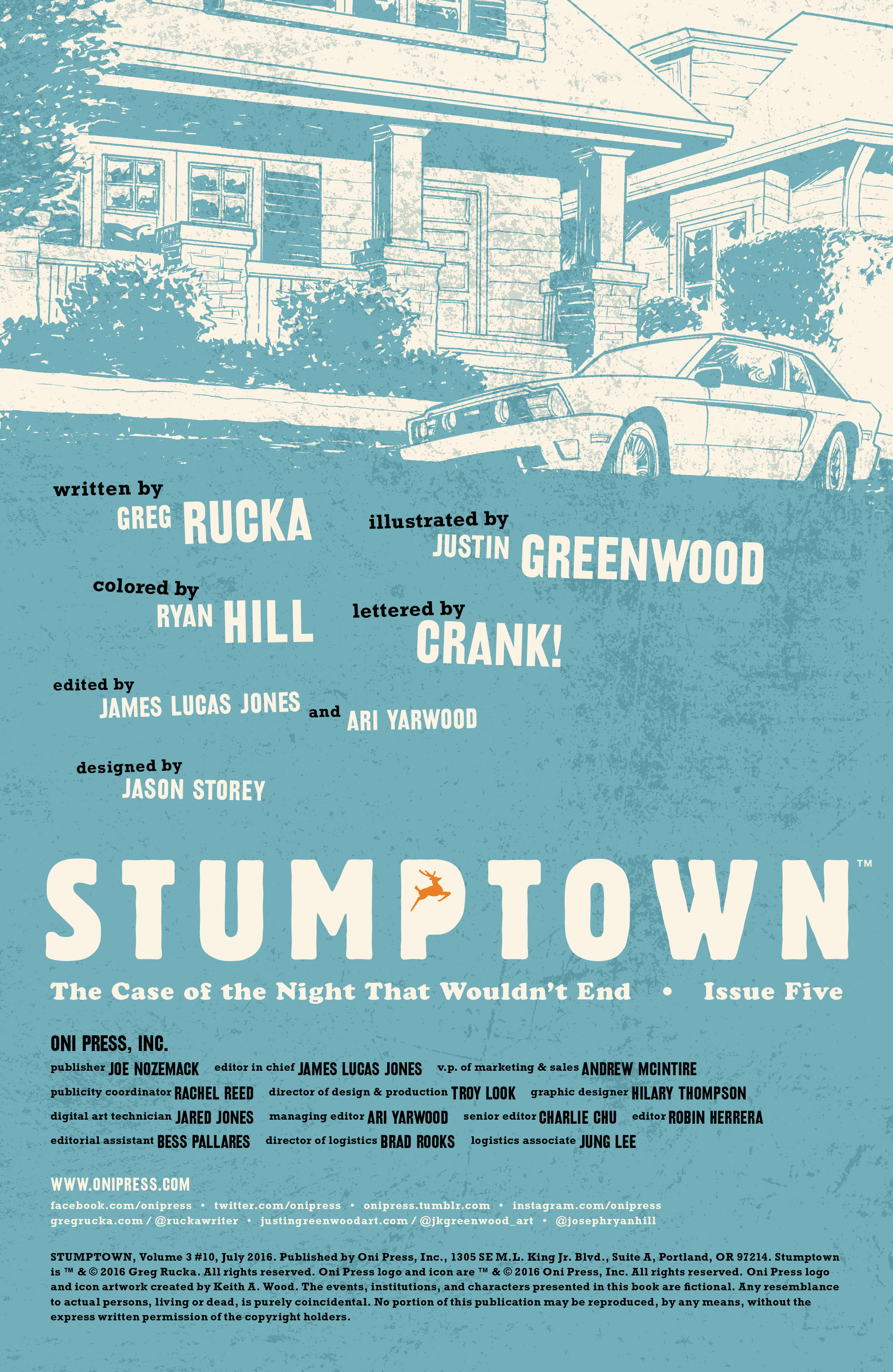 Read online Stumptown comic -  Issue #10 - 2