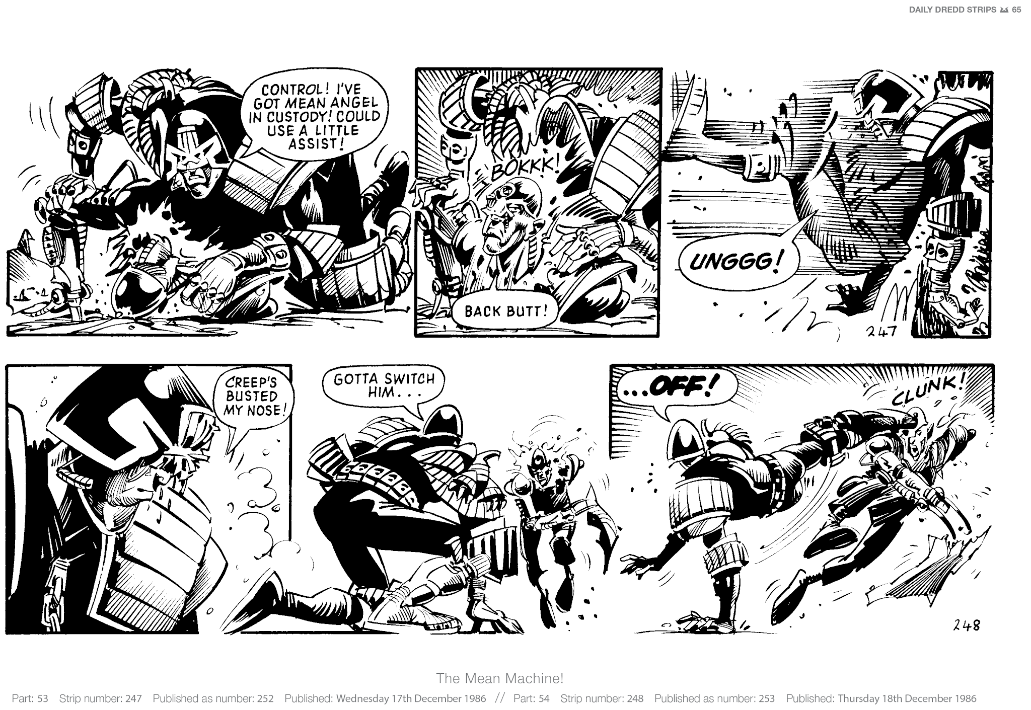 Read online Judge Dredd: The Daily Dredds comic -  Issue # TPB 2 - 68