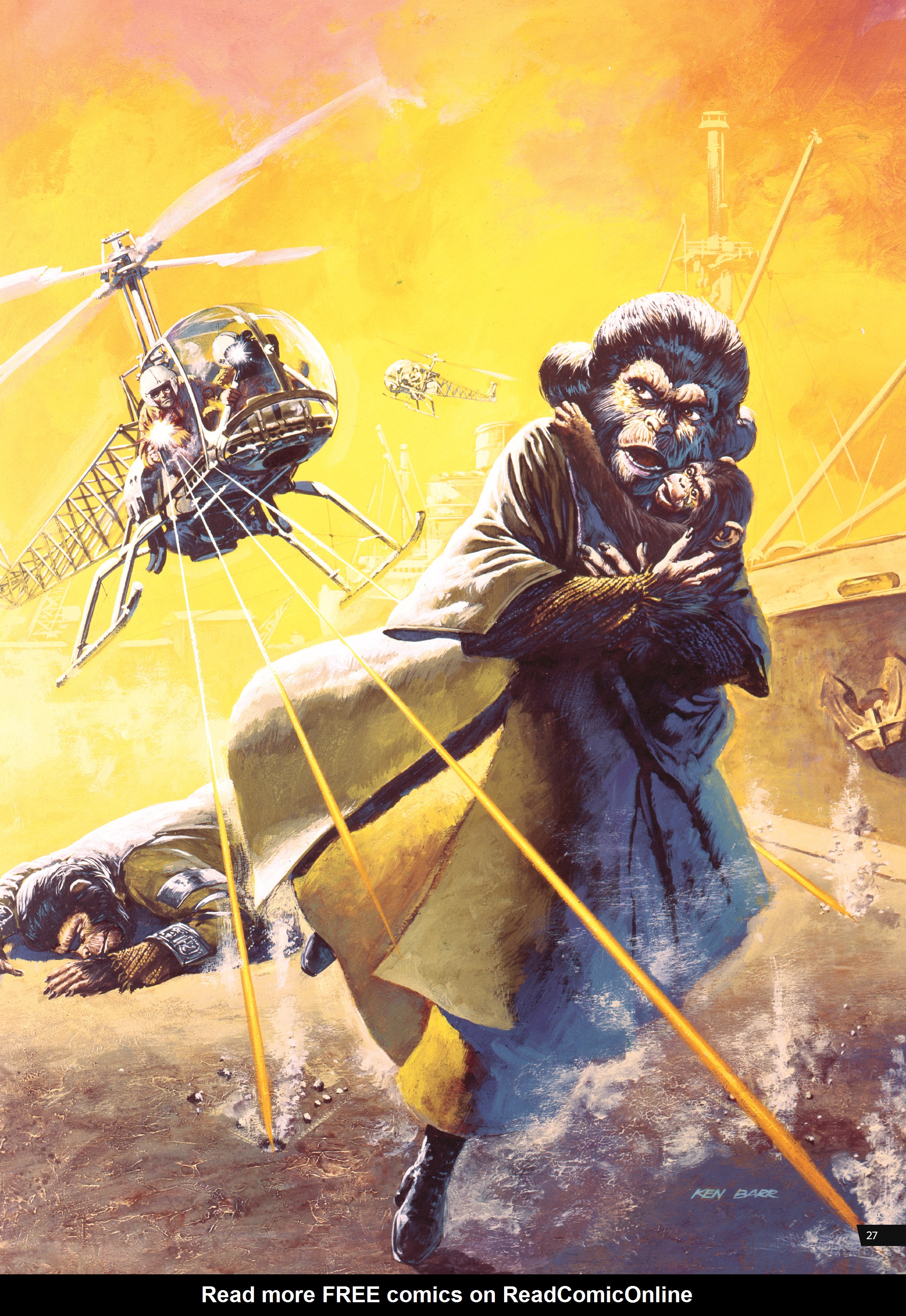 Read online Planet of the Apes Artist Tribute comic -  Issue # TPB - 27