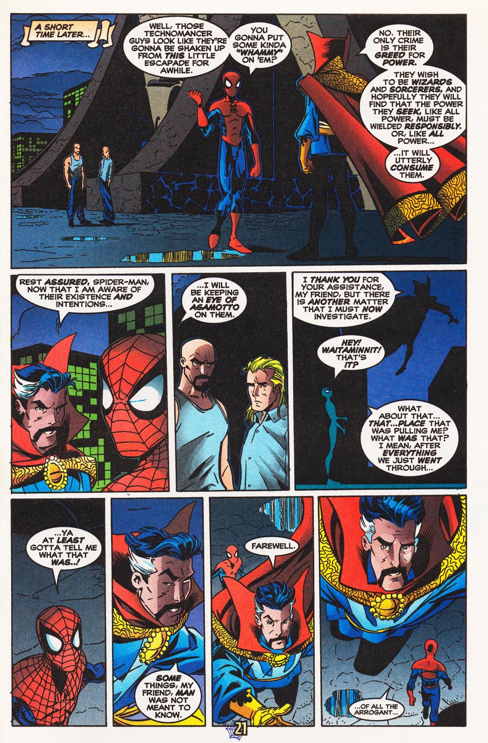 Read online The Sensational Spider-Man (1996) comic -  Issue #23 - 23