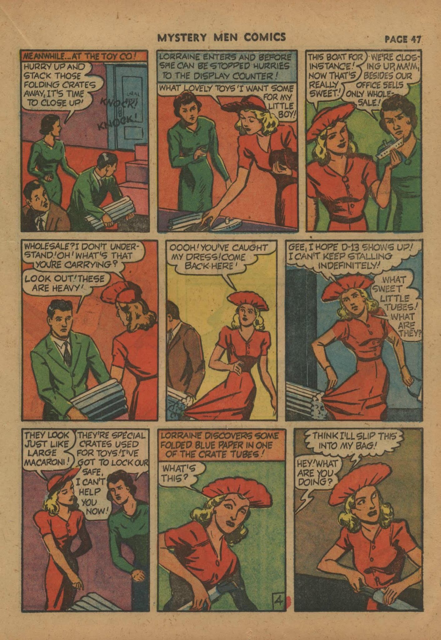 Read online Mystery Men Comics comic -  Issue #26 - 49