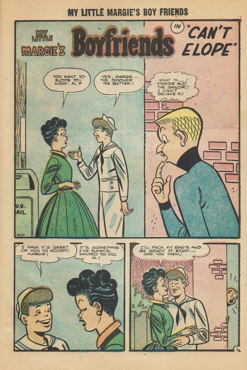 Read online My Little Margie's Boy Friends comic -  Issue #3 - 25