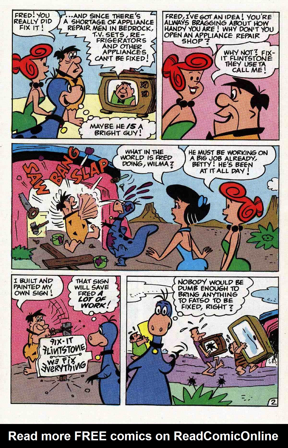 Read online The Flintstones Giant Size comic -  Issue #2 - 37