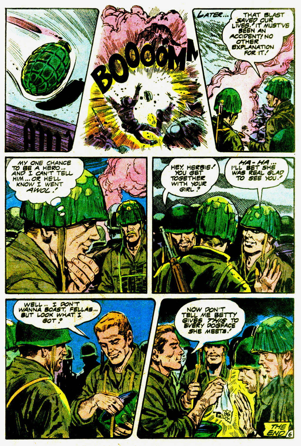 Read online G.I. Combat (1952) comic -  Issue #251 - 36