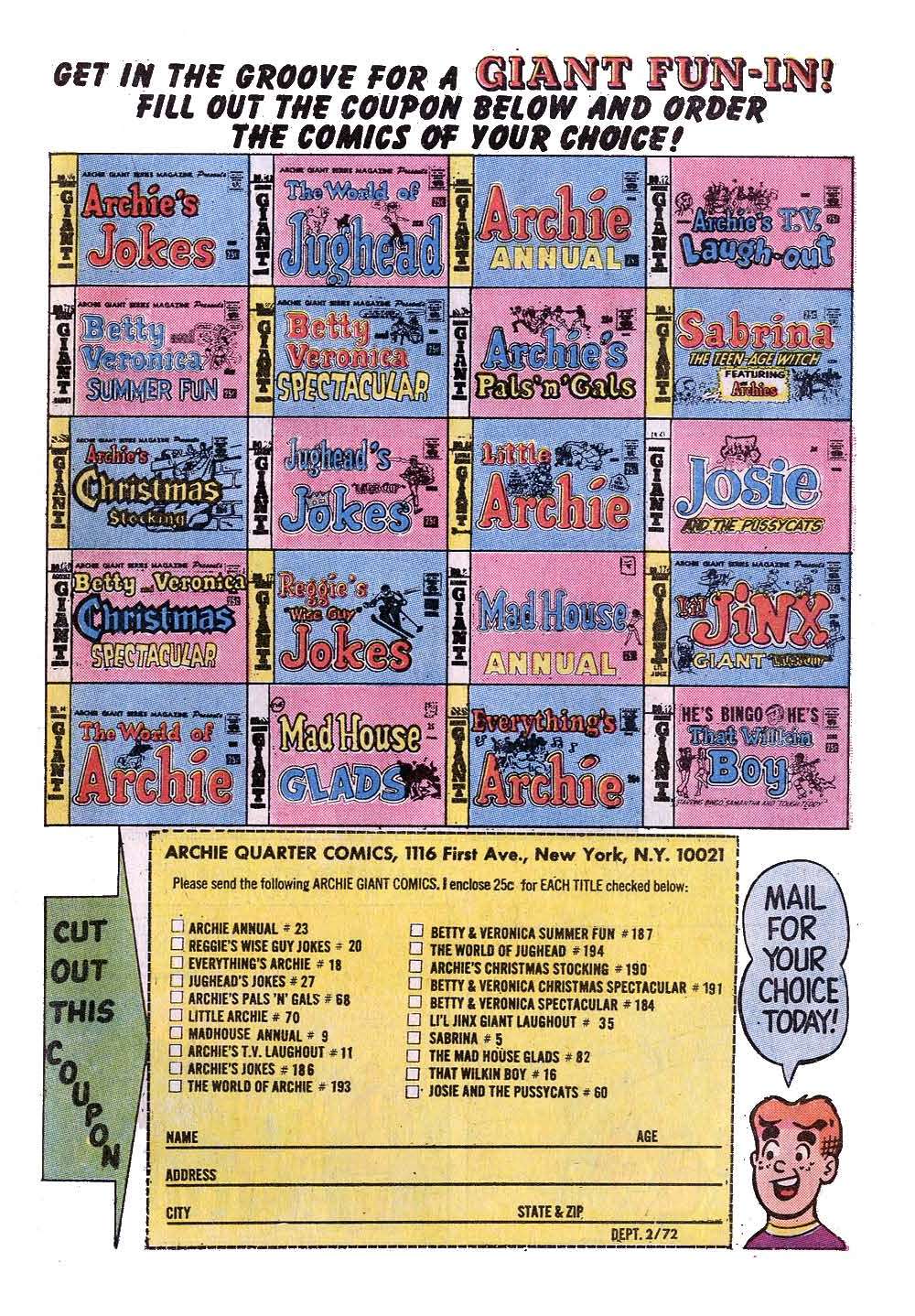 Read online Jughead (1965) comic -  Issue #201 - 19