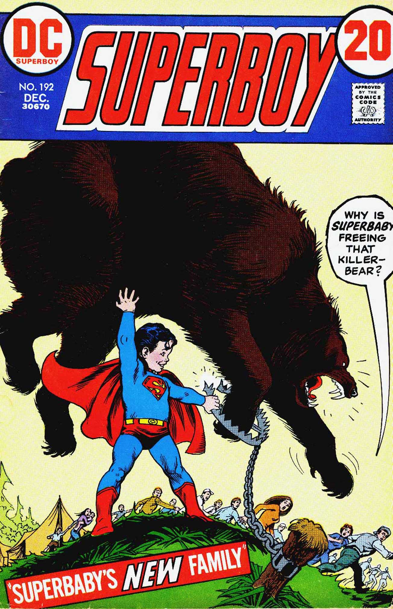 Read online Superboy (1949) comic -  Issue #192 - 1