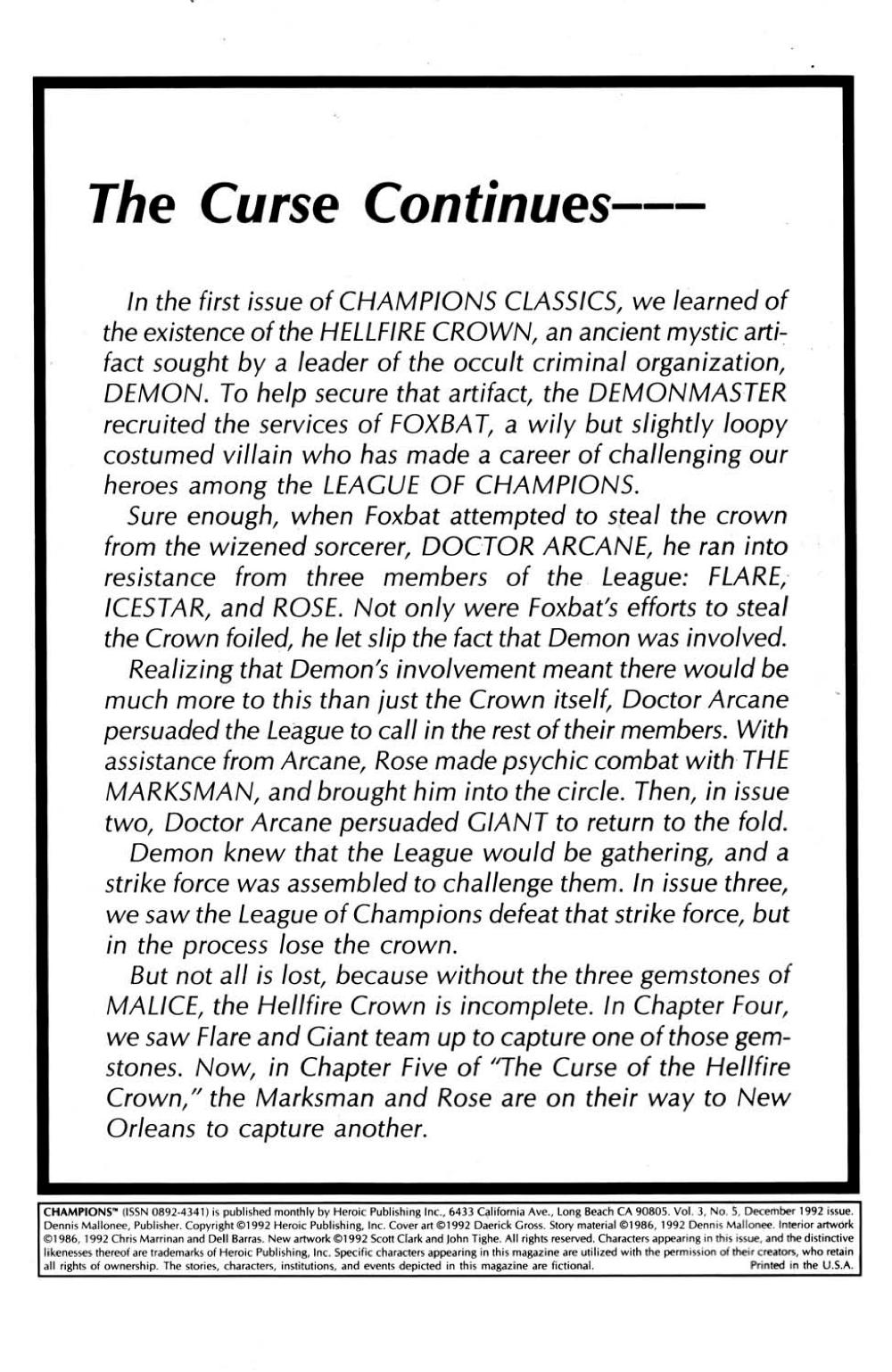 Read online Champions Classics comic -  Issue #5 - 2