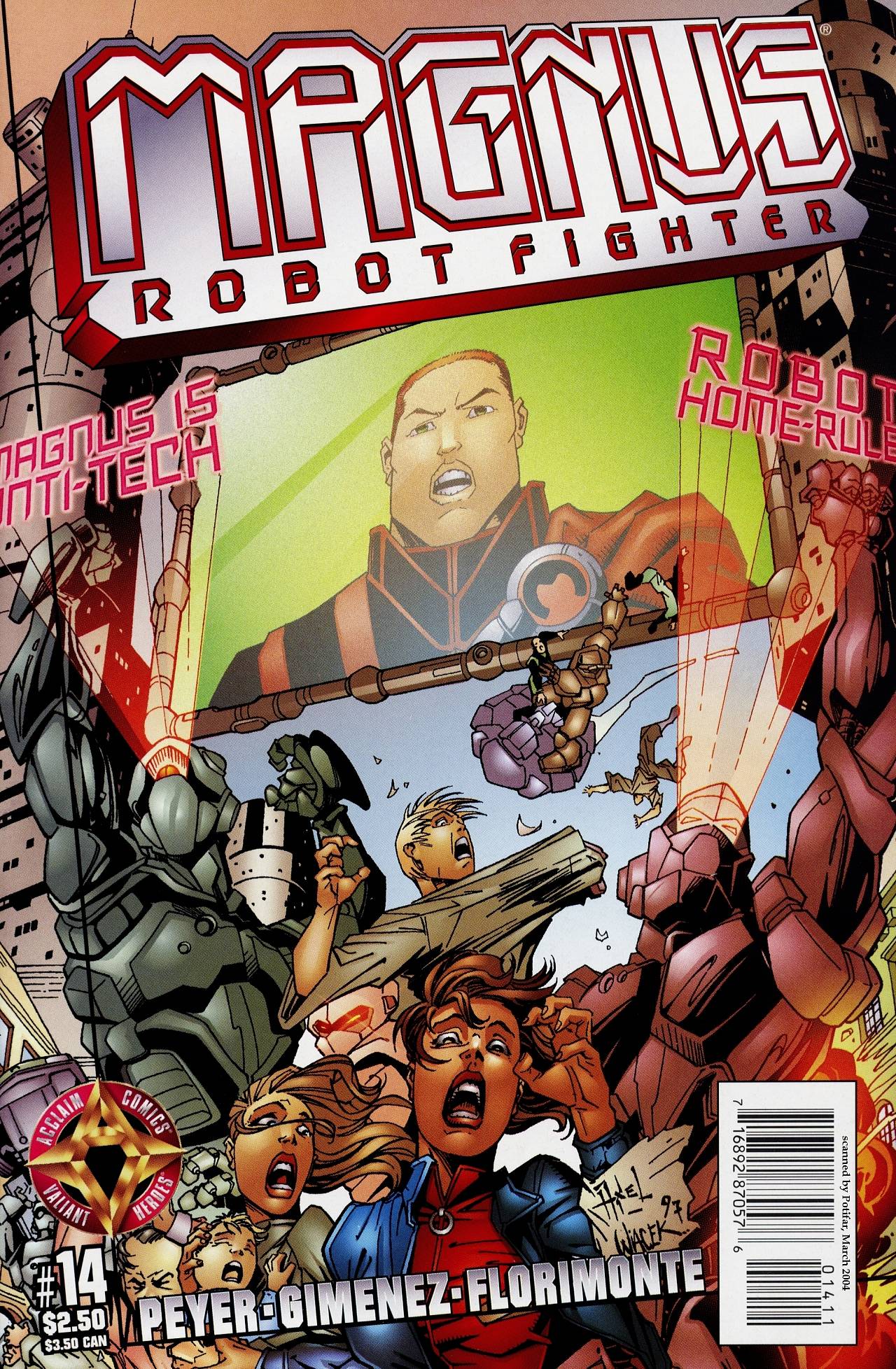 Read online Magnus Robot Fighter (1997) comic -  Issue #14 - 1