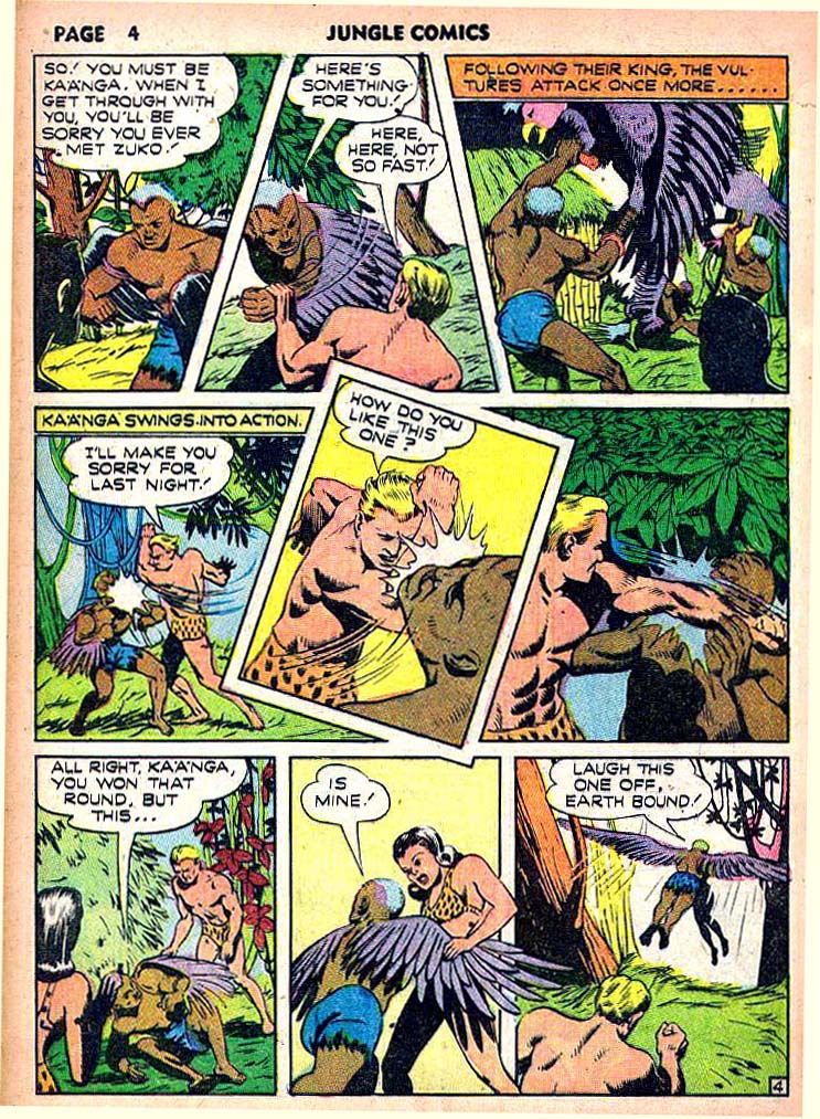 Read online Jungle Comics comic -  Issue #22 - 6