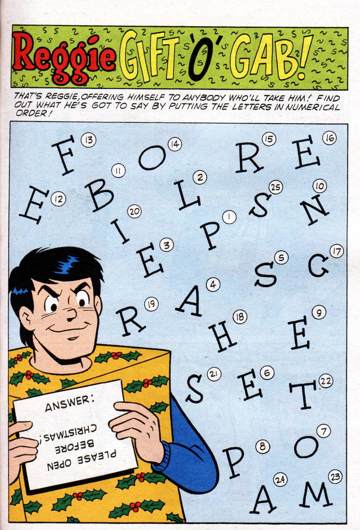 Read online Archie's Holiday Fun Digest comic -  Issue #7 - 38