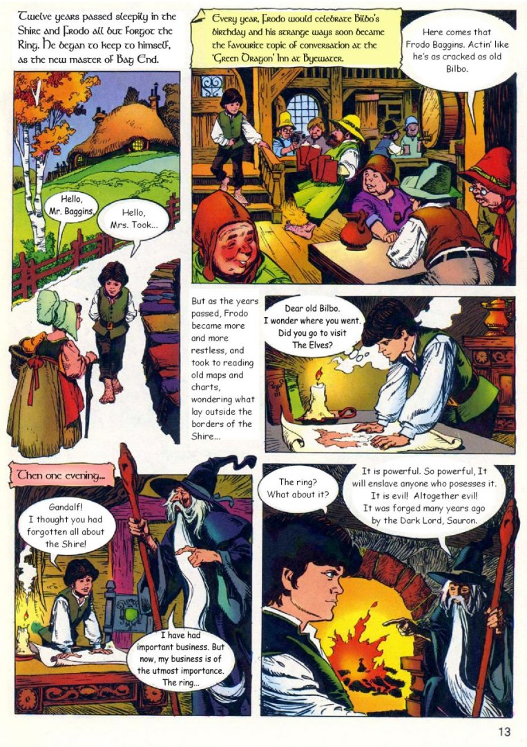 Read online El Señor de los Anillos comic -  Issue #1 - 8