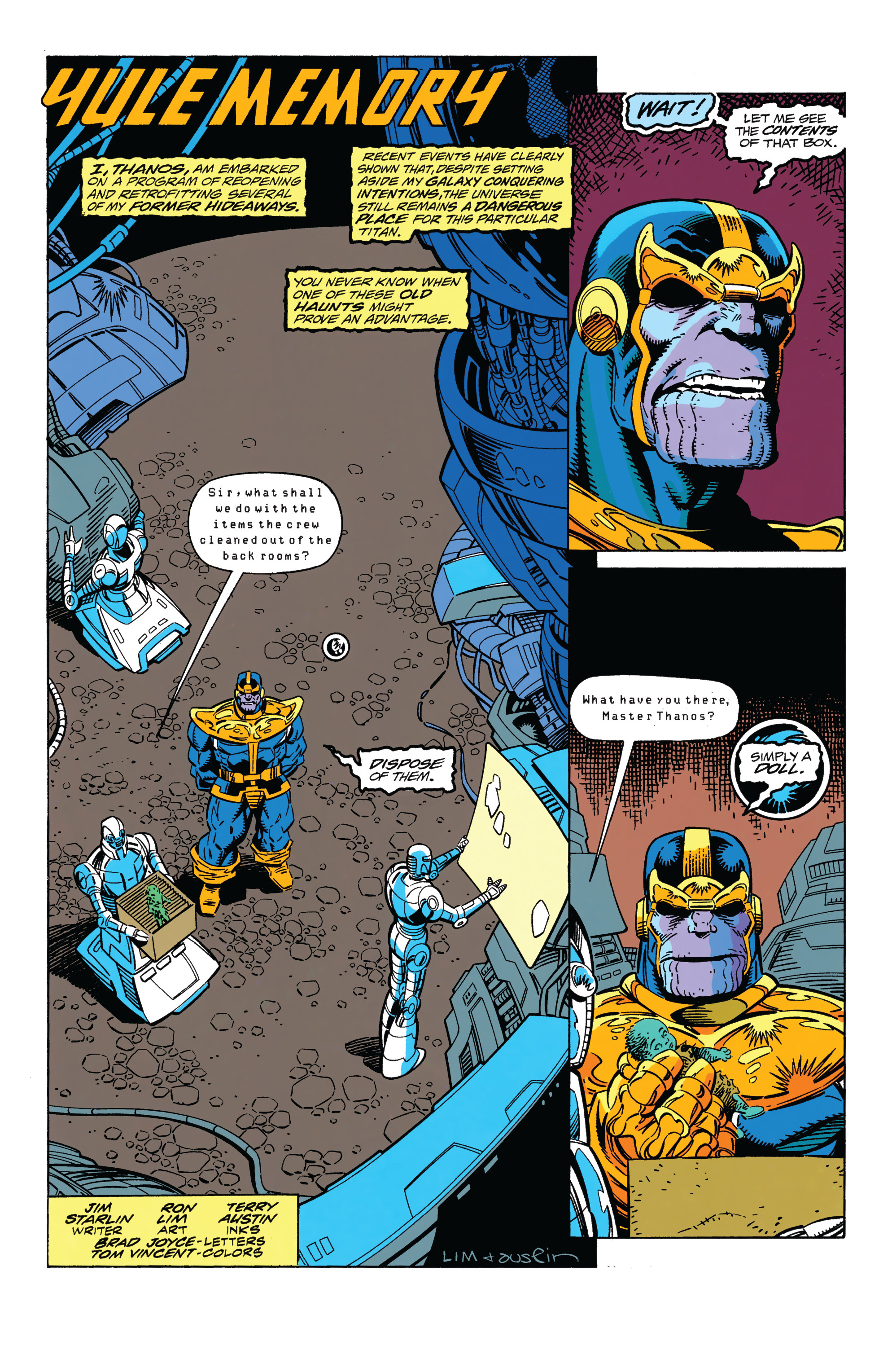 Read online Marvel-Verse: Thanos comic -  Issue # TPB - 90