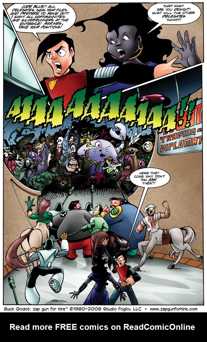 Read online Buck Godot - Zap Gun For Hire comic -  Issue #2 - 34