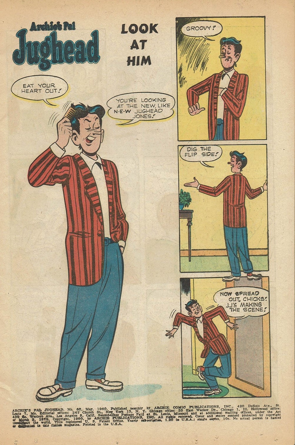 Read online Archie's Pal Jughead comic -  Issue #60 - 3