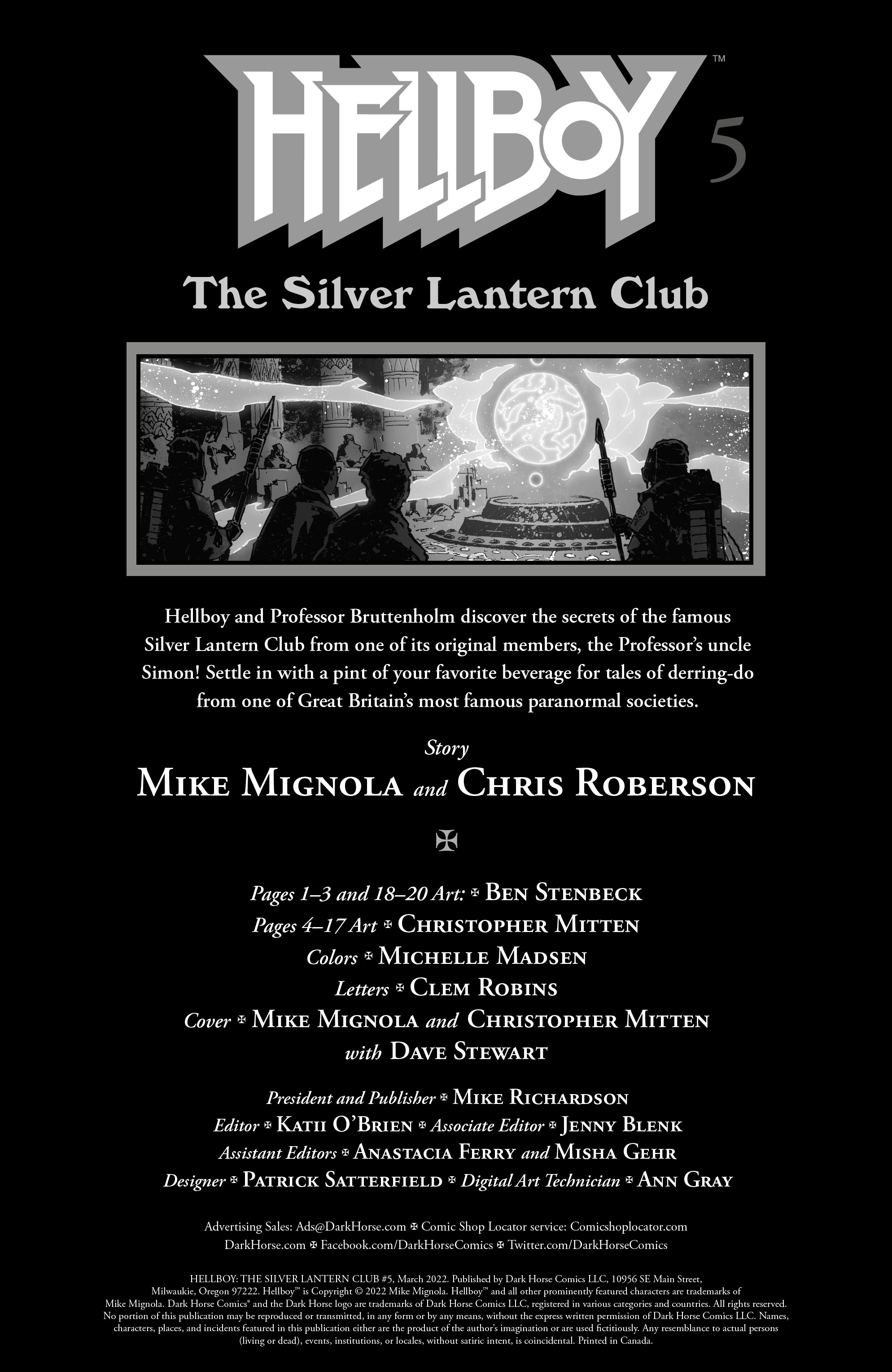 Read online Hellboy: The Silver Lantern Club comic -  Issue #5 - 2