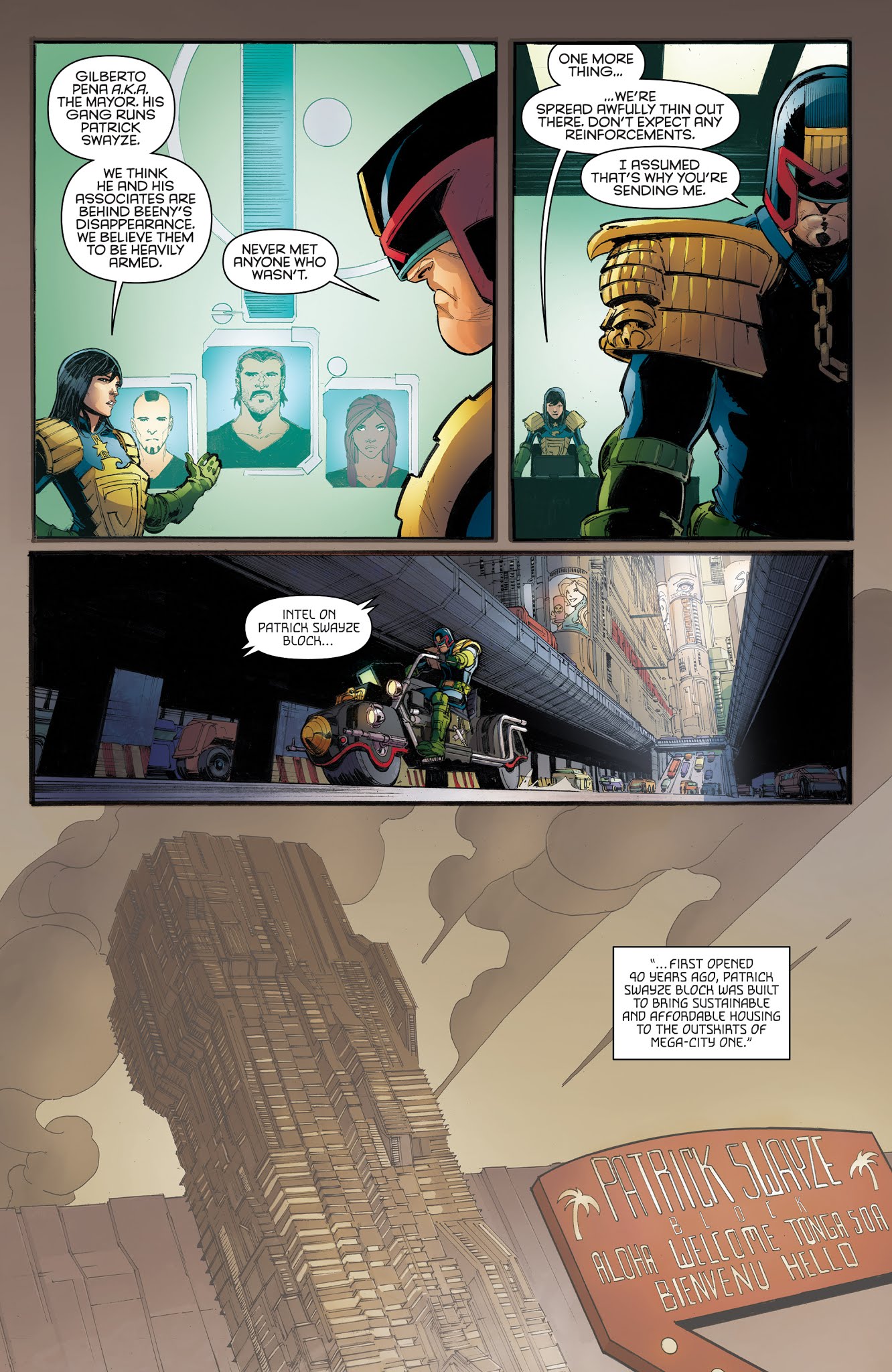 Read online Judge Dredd: Under Siege comic -  Issue #1 - 6