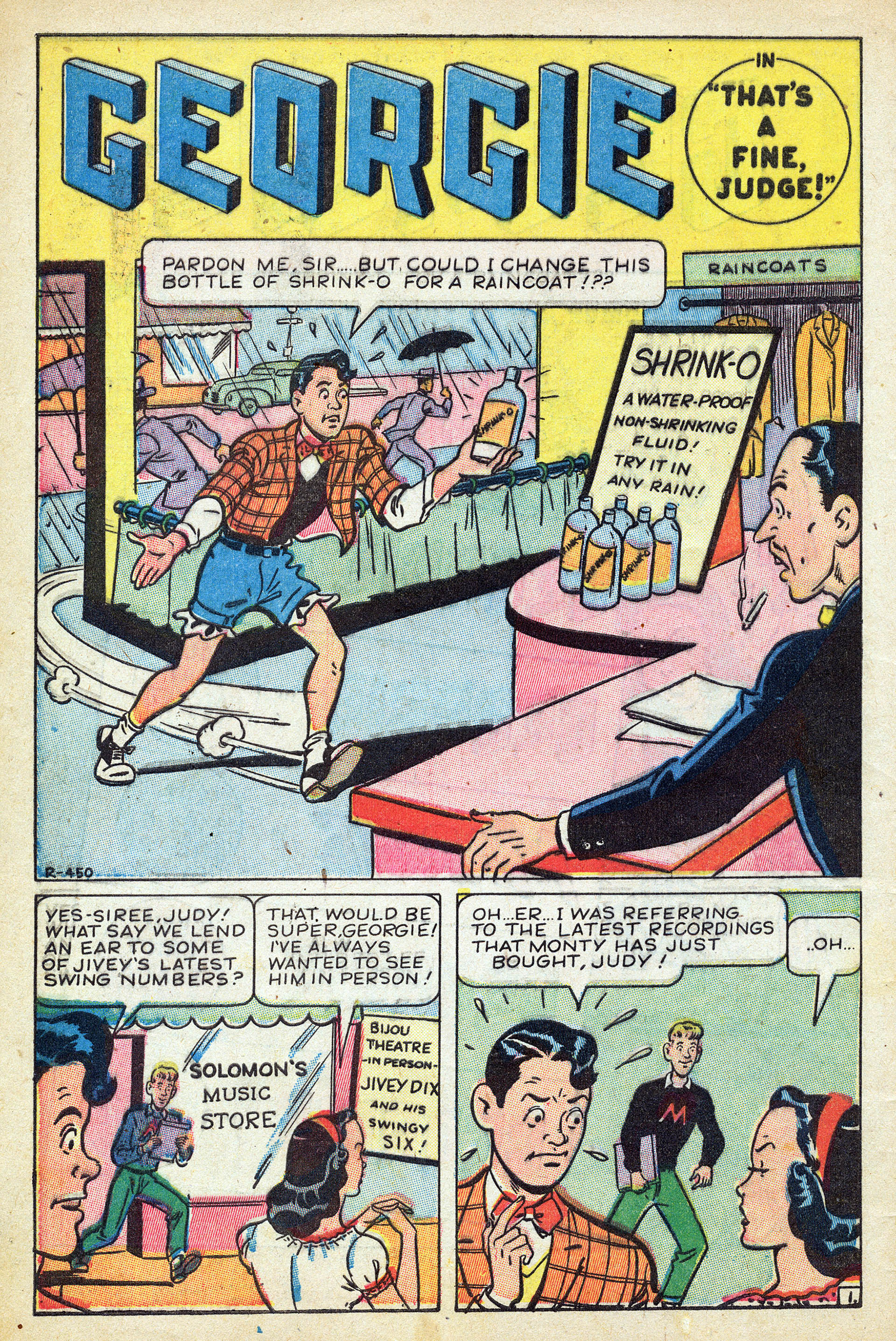 Read online Georgie Comics (1945) comic -  Issue #9 - 4