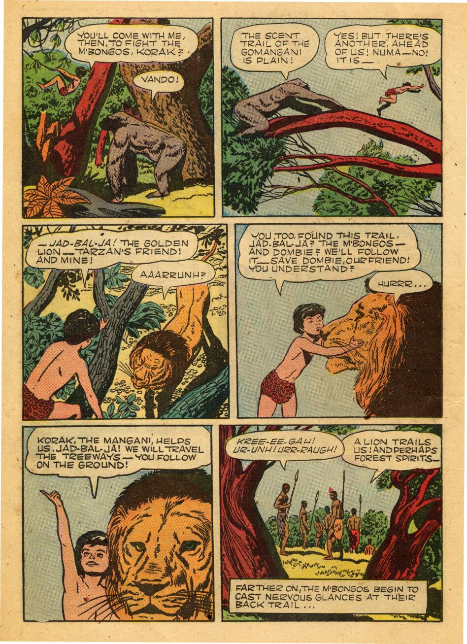 Read online Tarzan (1948) comic -  Issue #48 - 22