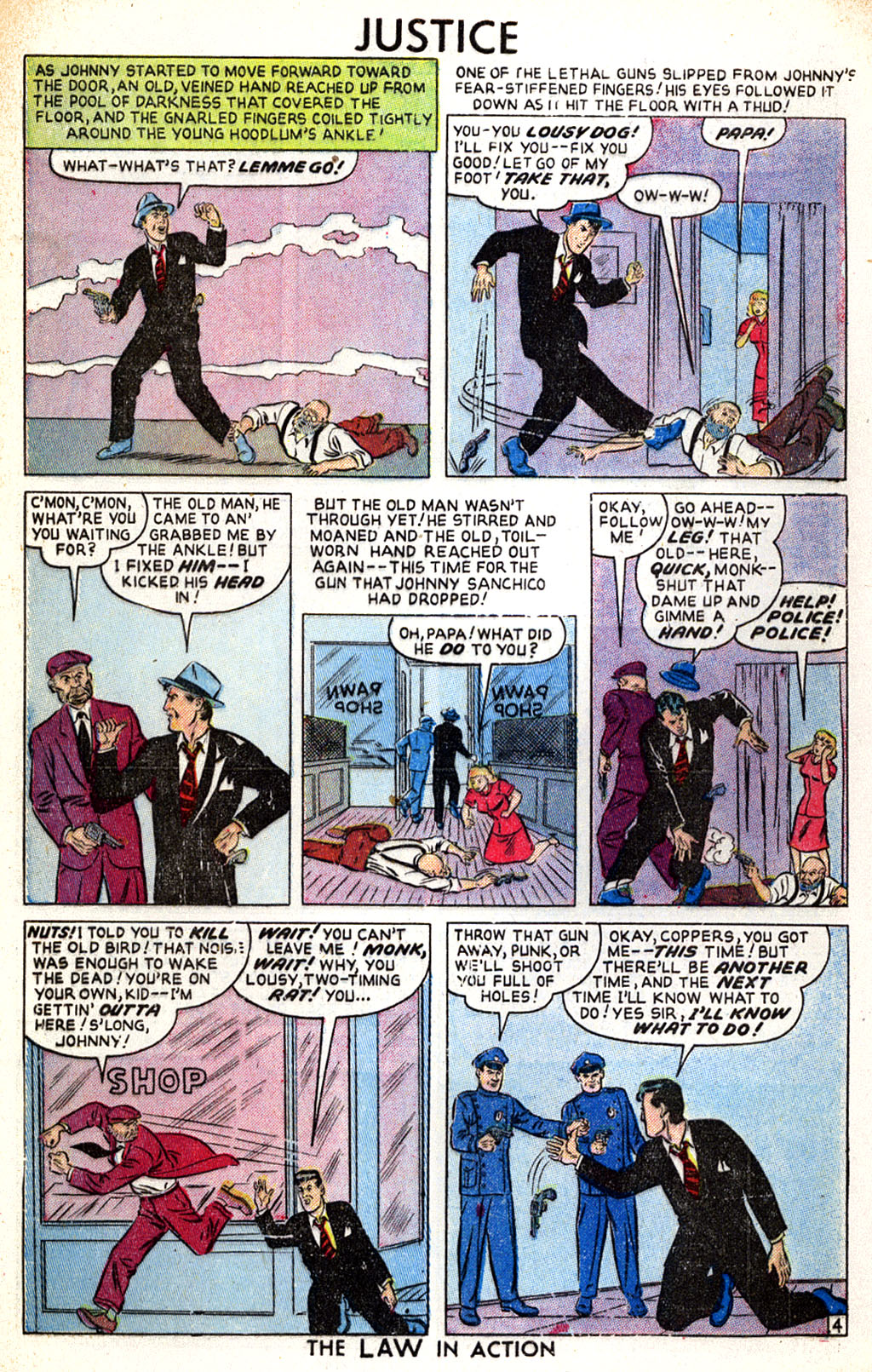 Read online Justice Comics (1948) comic -  Issue #9 - 6