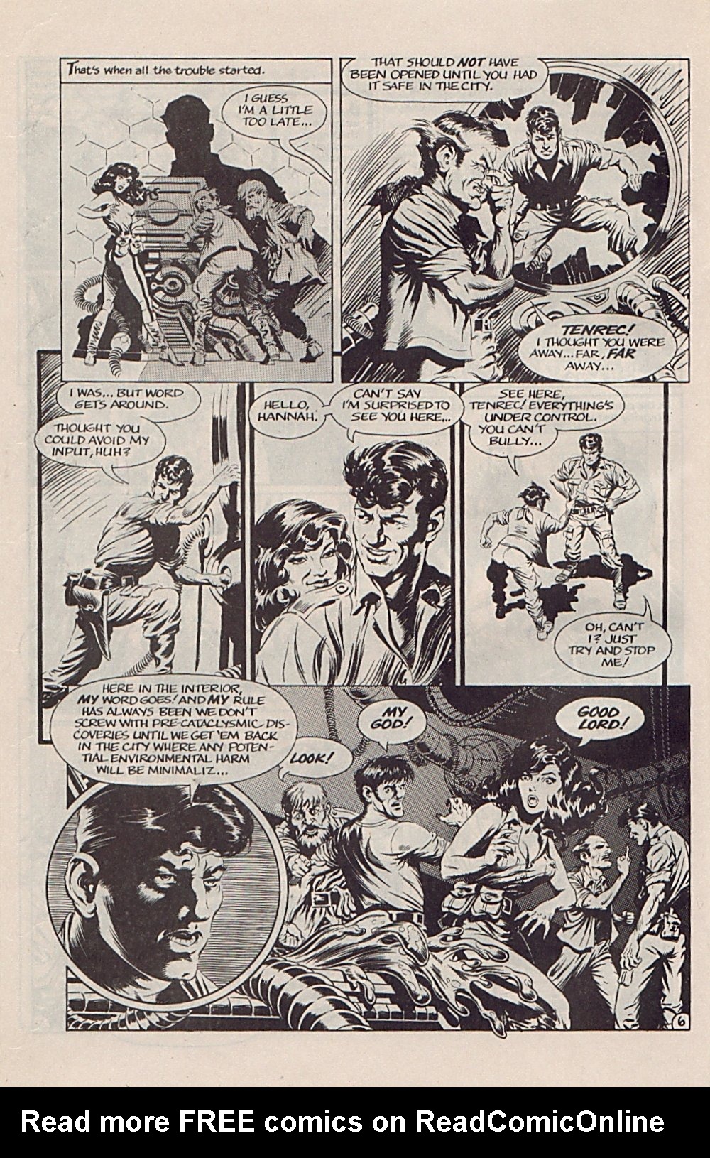 Read online Xenozoic Tales comic -  Issue #7 - 9