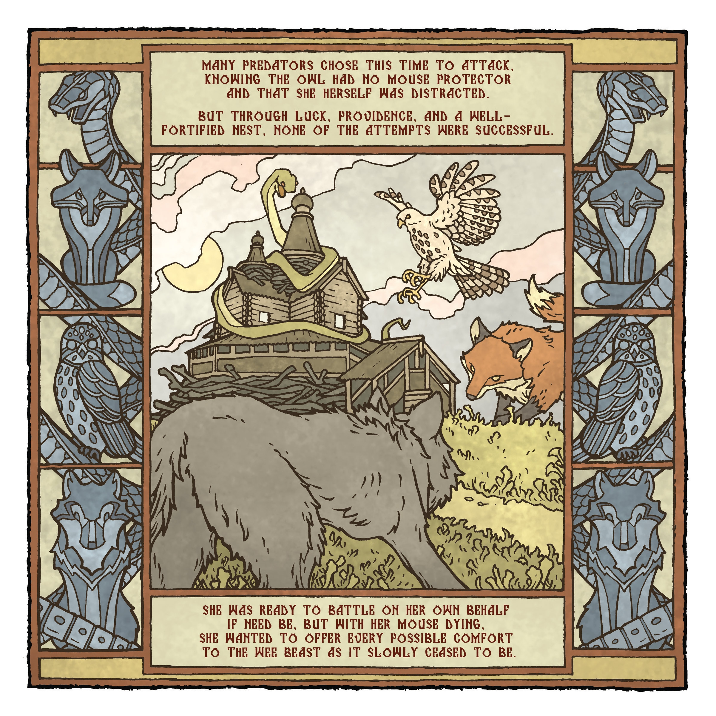 Read online Mouse Guard: The Owlhen Caregiver comic -  Issue #1 - 8