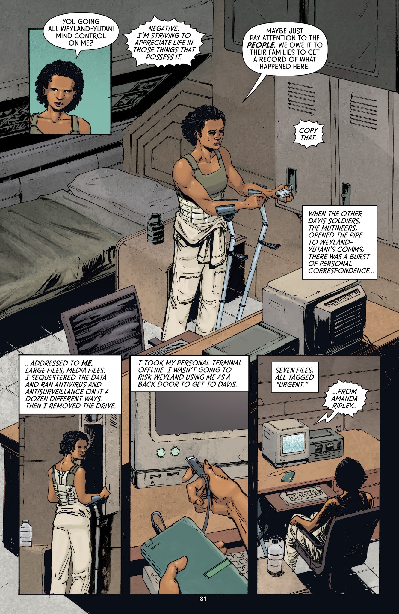 Read online Aliens: Defiance comic -  Issue # _TPB 1 - 80