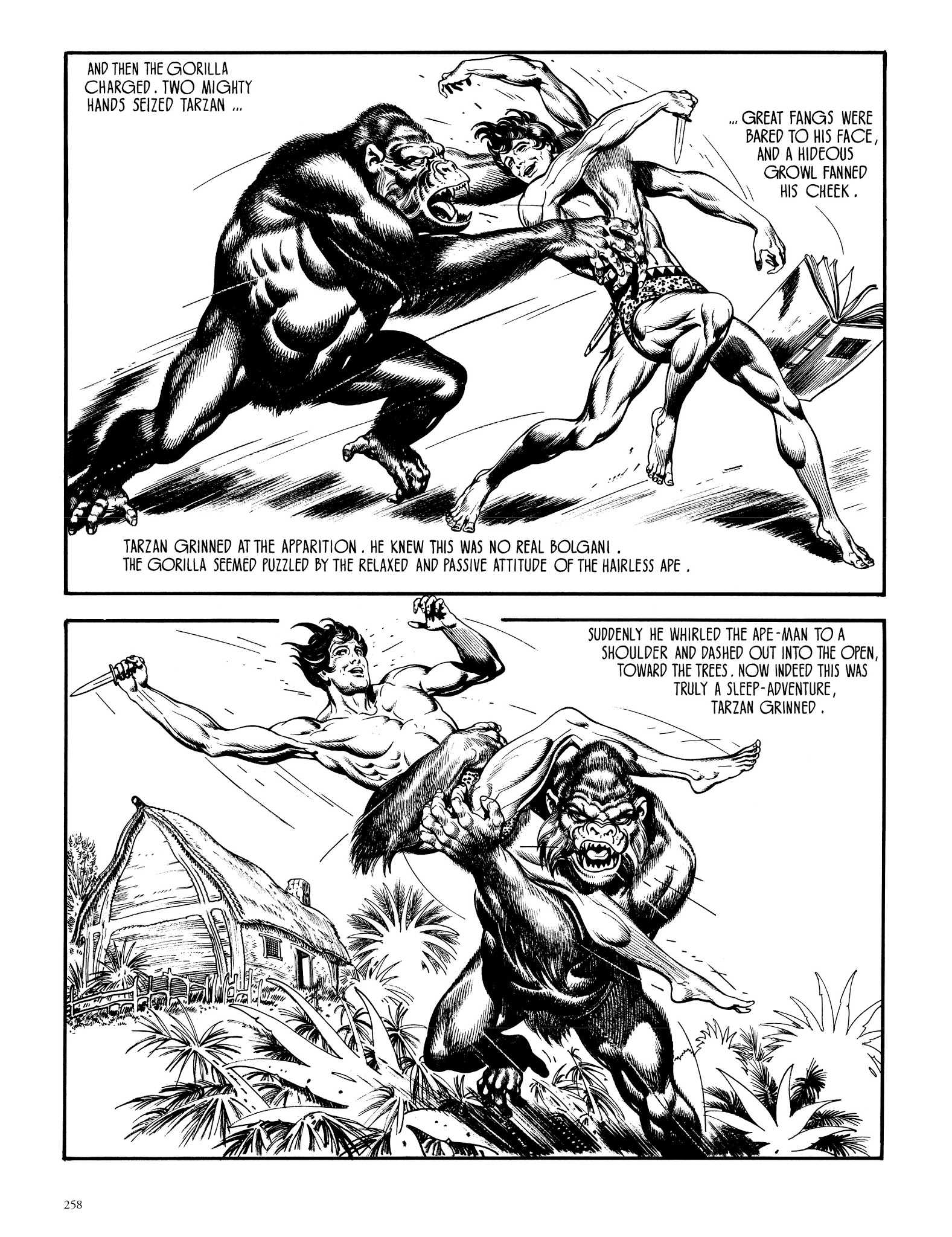 Read online Edgar Rice Burroughs' Tarzan: Burne Hogarth's Lord of the Jungle comic -  Issue # TPB - 257