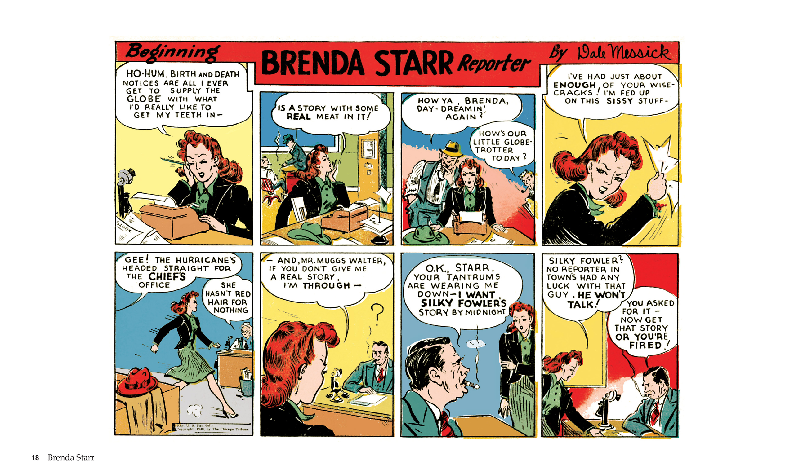 Read online Brenda Starr, Reporter: The Collected Dailies and Sundays comic -  Issue # TPB (Part 1) - 19