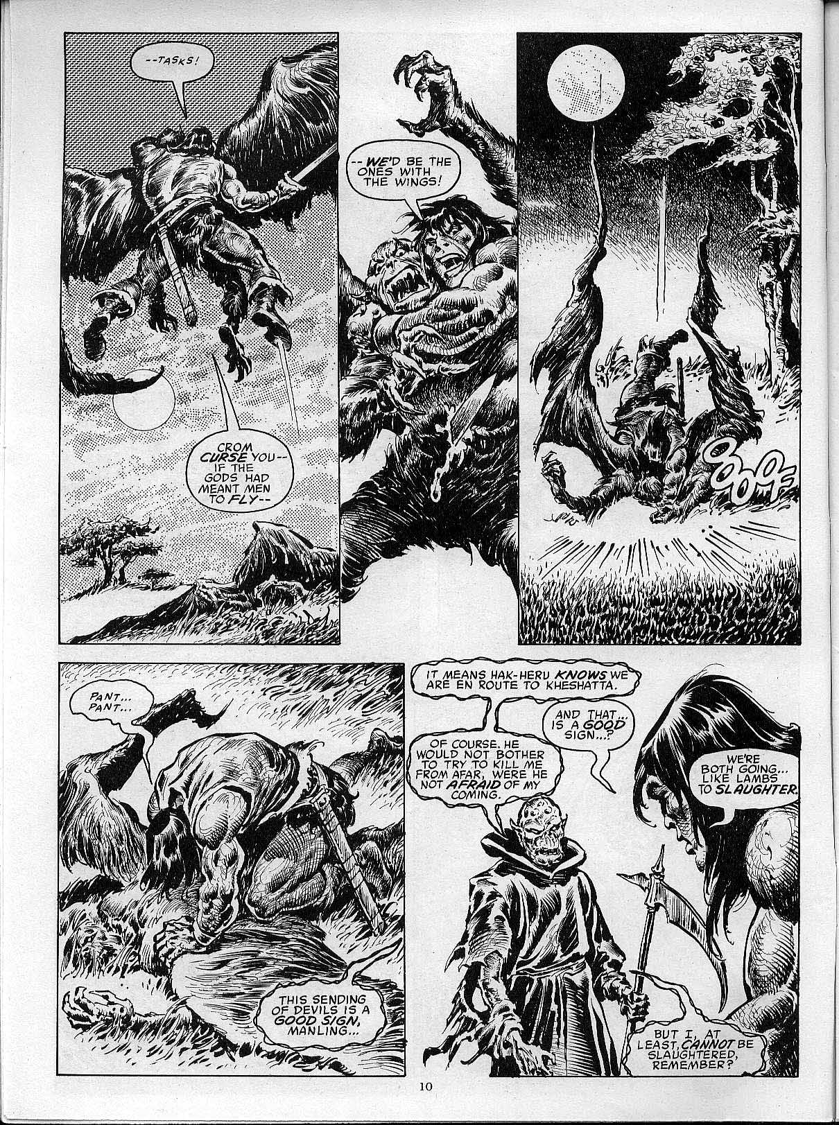 Read online The Savage Sword Of Conan comic -  Issue #203 - 12
