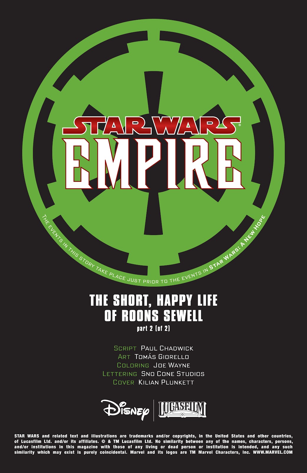 Star Wars: Empire issue 11 - Page 2
