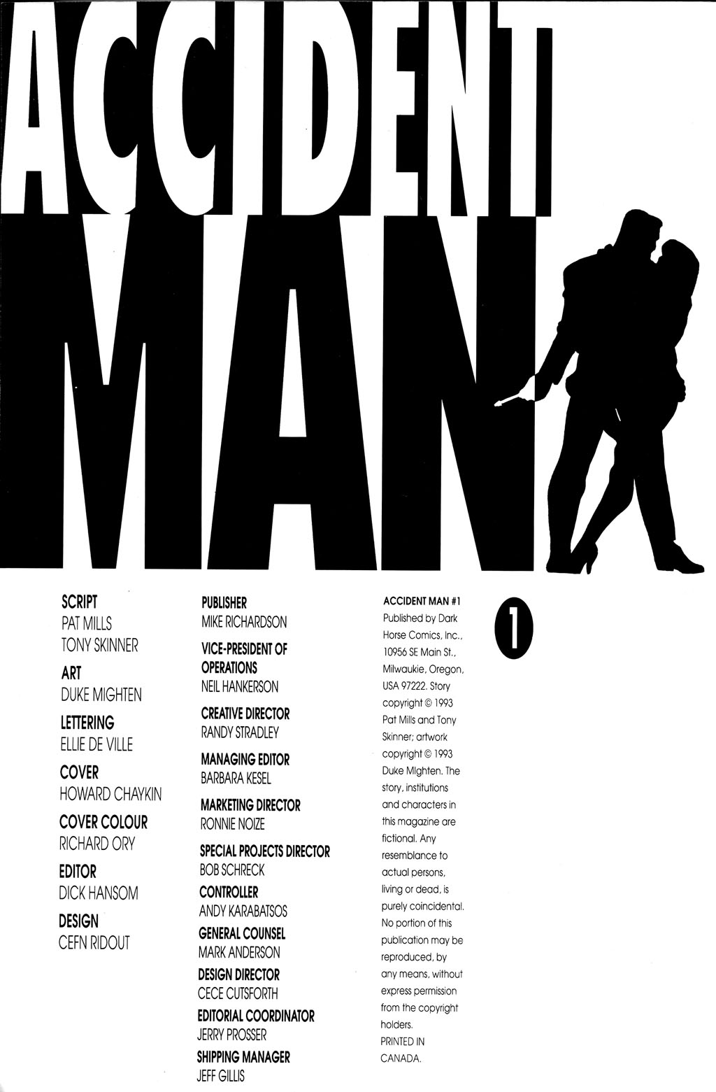 Read online Accident Man comic -  Issue #1 - 2