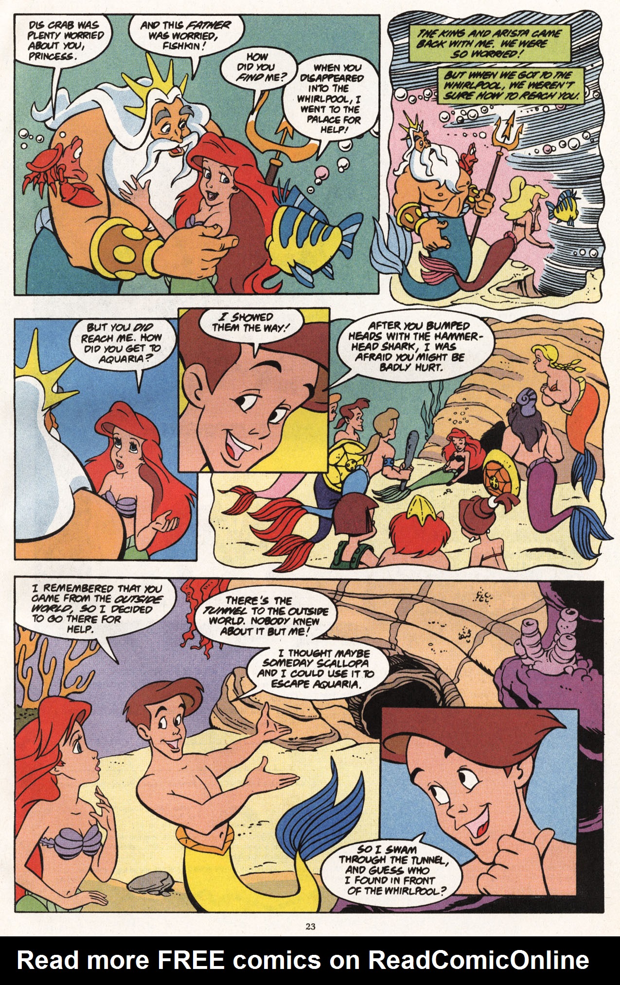Read online Disney's The Little Mermaid comic -  Issue #4 - 25